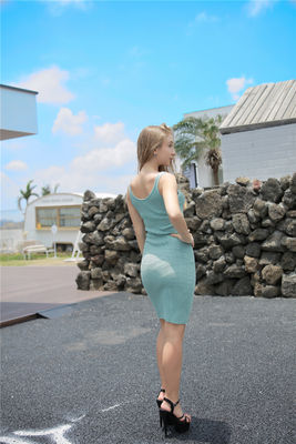 Brei sexy strakke jurken kamisool vest strakke slip jurk wrap heup rok