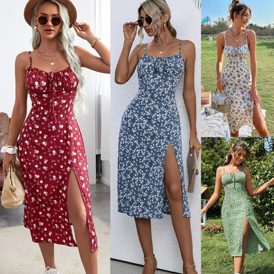 Meerdere kleuren elegante bloemenjurken voor reizigers bloemenjurken voor dames