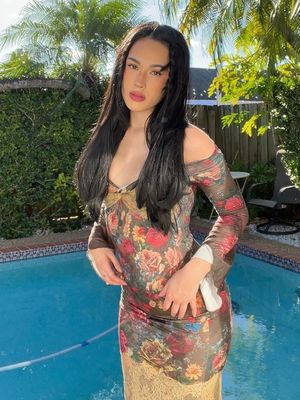 Meerdere afmetingen Pakket heupjurk Elegante temperament Afslanking Print Sexy heup wrap jurk
